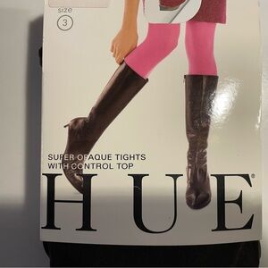 HUE Espresso Opaque Tights